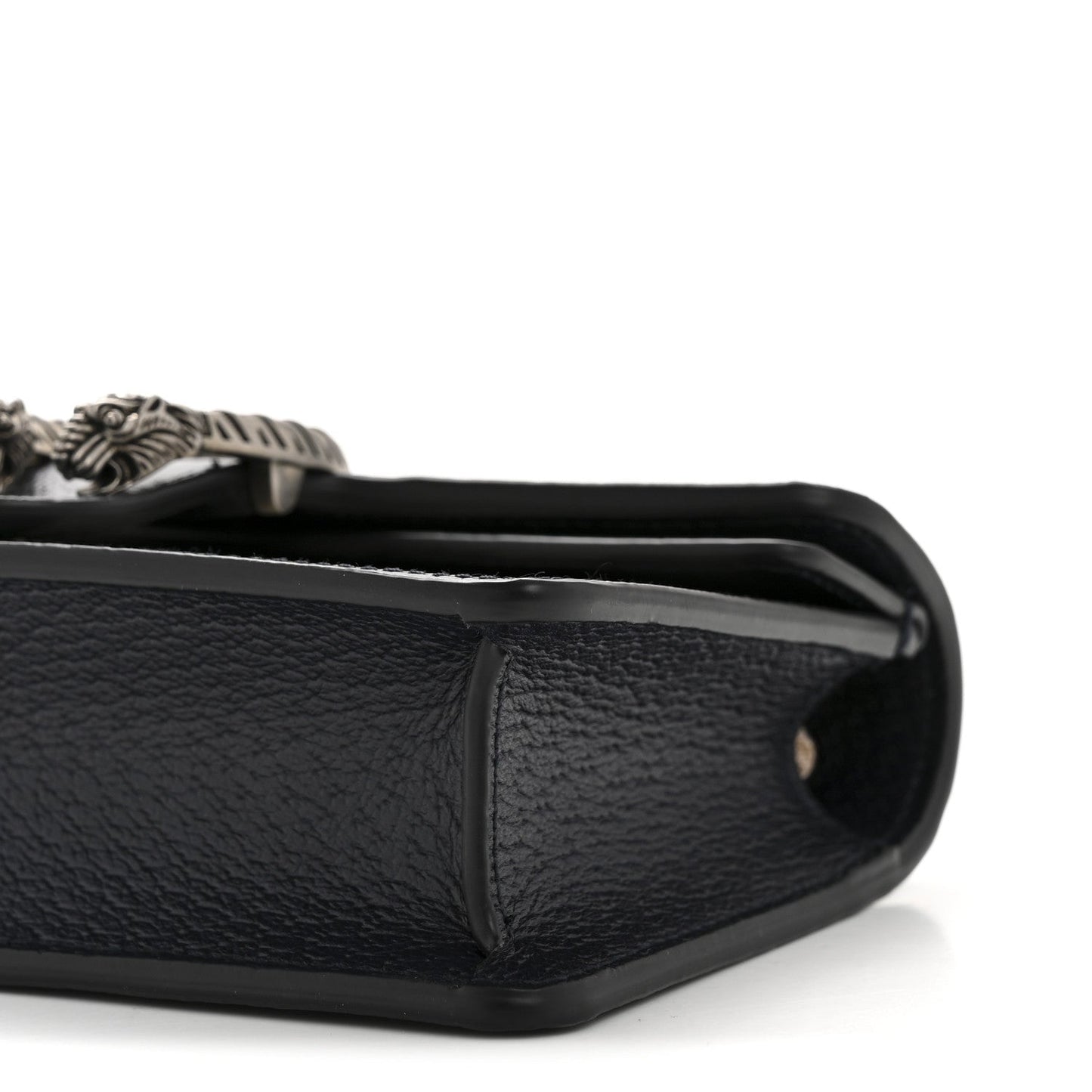 GG Supreme Monogram Textured Dollar Calfskin Super Mini Dionysus Shoulder Bag Beige Blue