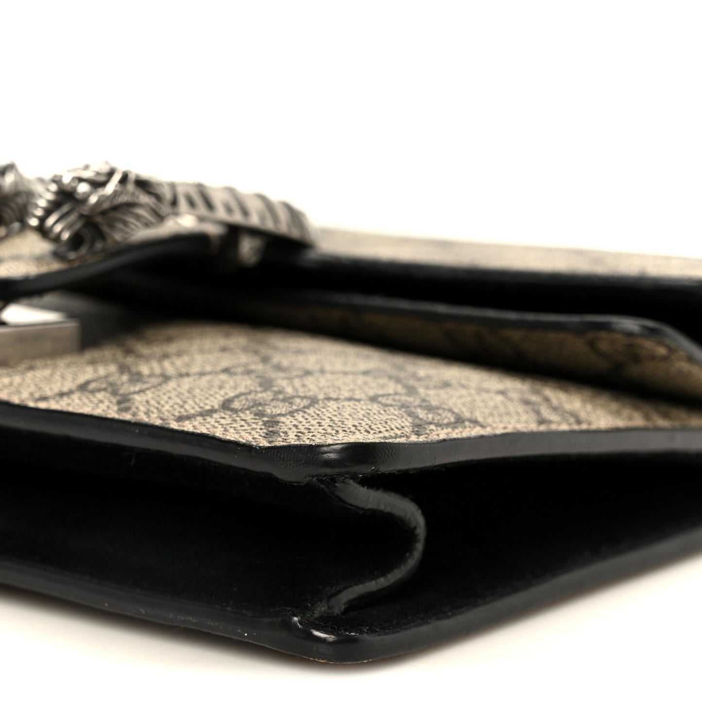GG Supreme Monogram Mini Dionysus Shoulder Bag Black