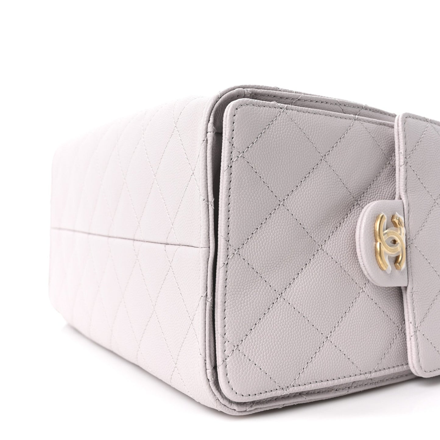 Caviar Quilted Small Chanel 25 Handbag Lilas Lilac