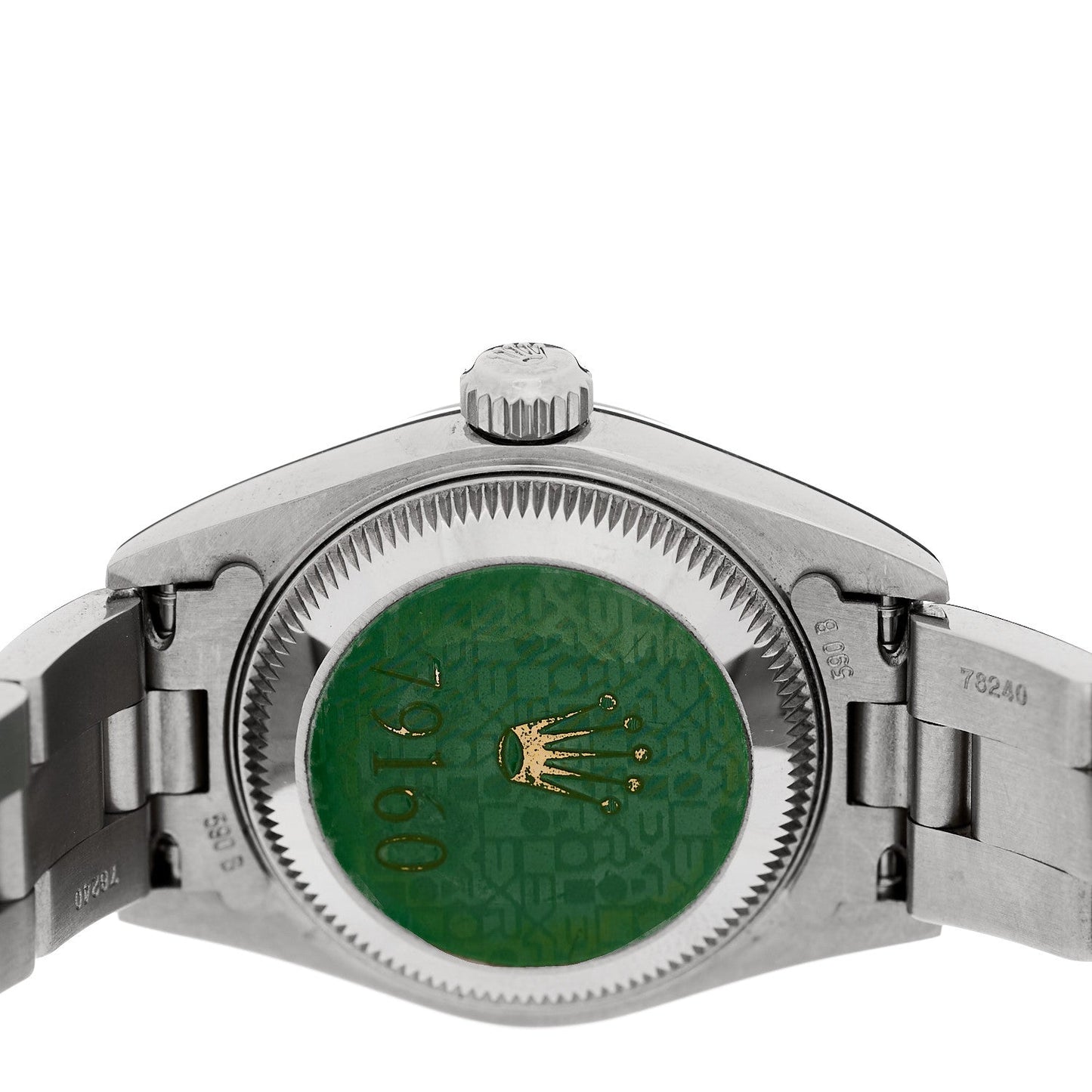 Stainless Steel 26mm Oyster Perpetual Date Watch Blue 79160