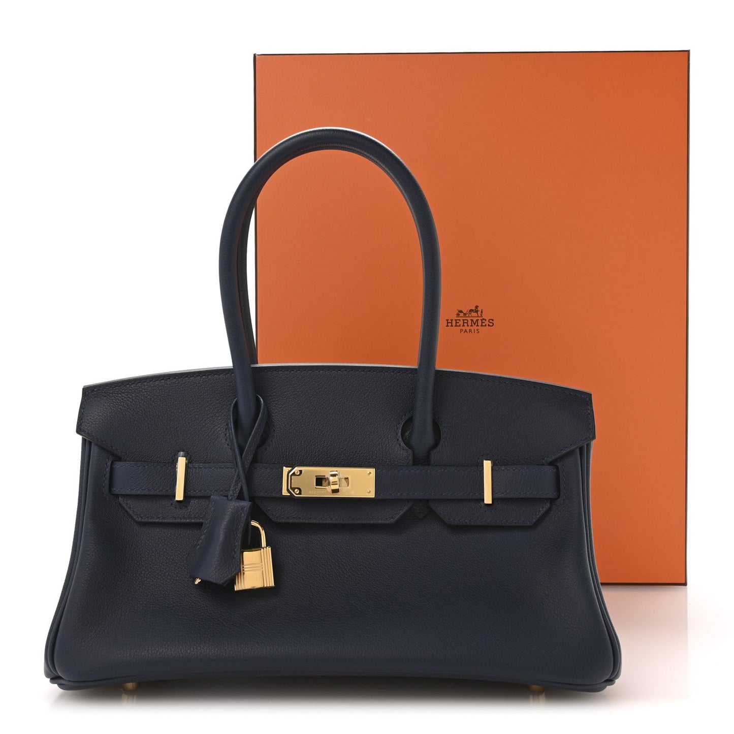 Evercolor Shoulder Birkin Light 29 Bleu Abysse