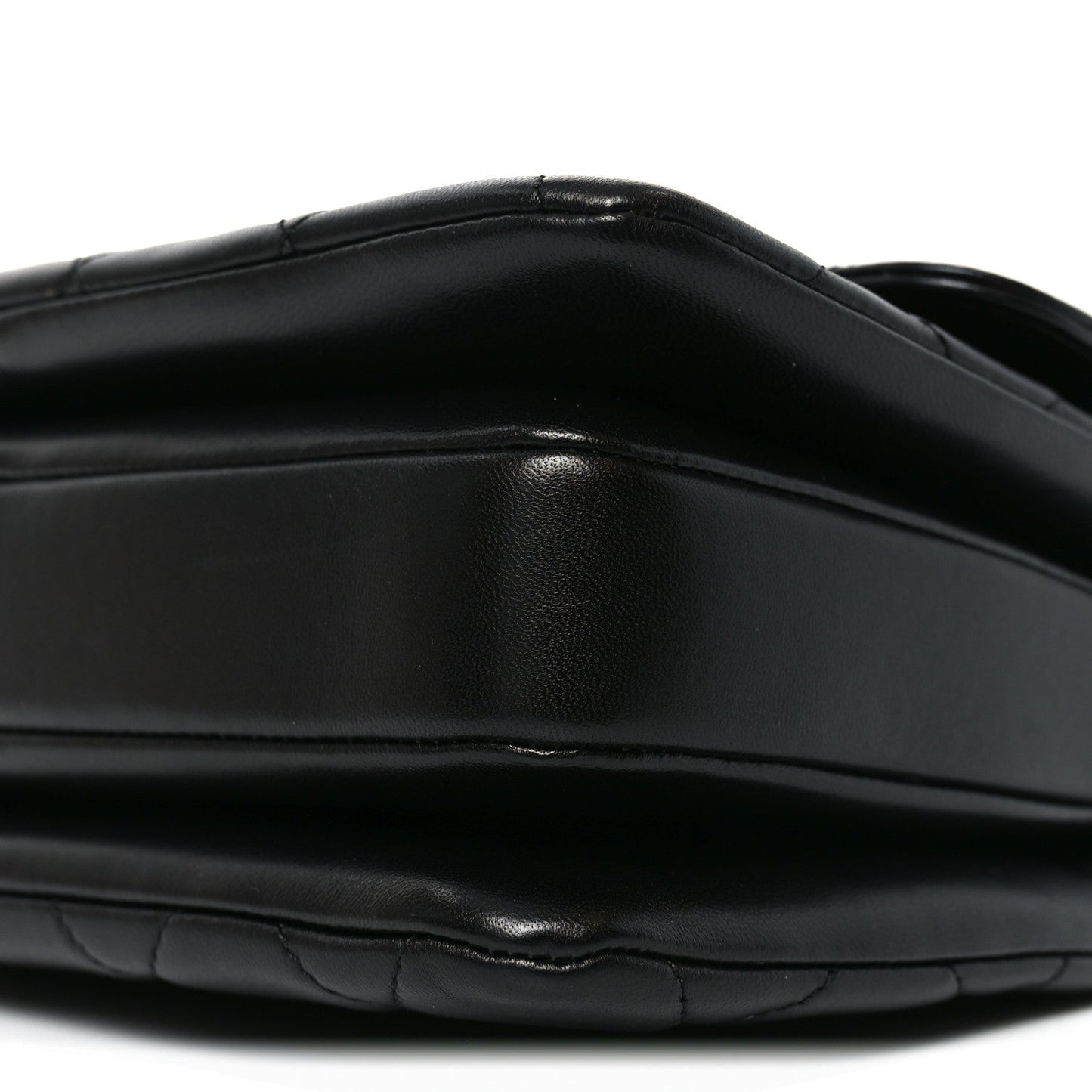 Lambskin Quilted Small Trendy CC Flap Dual Handle Bag Black