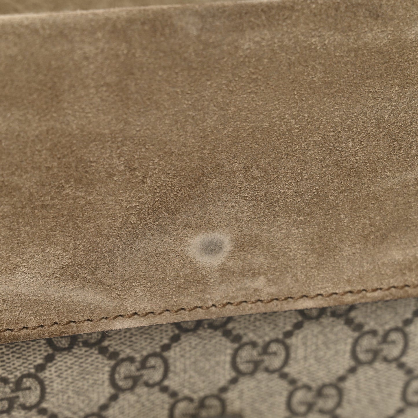 GG Supreme Monogram Mini Dionysus Shoulder Bag Taupe