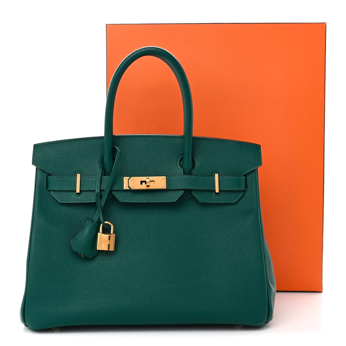 Epsom Birkin 30 Malachite