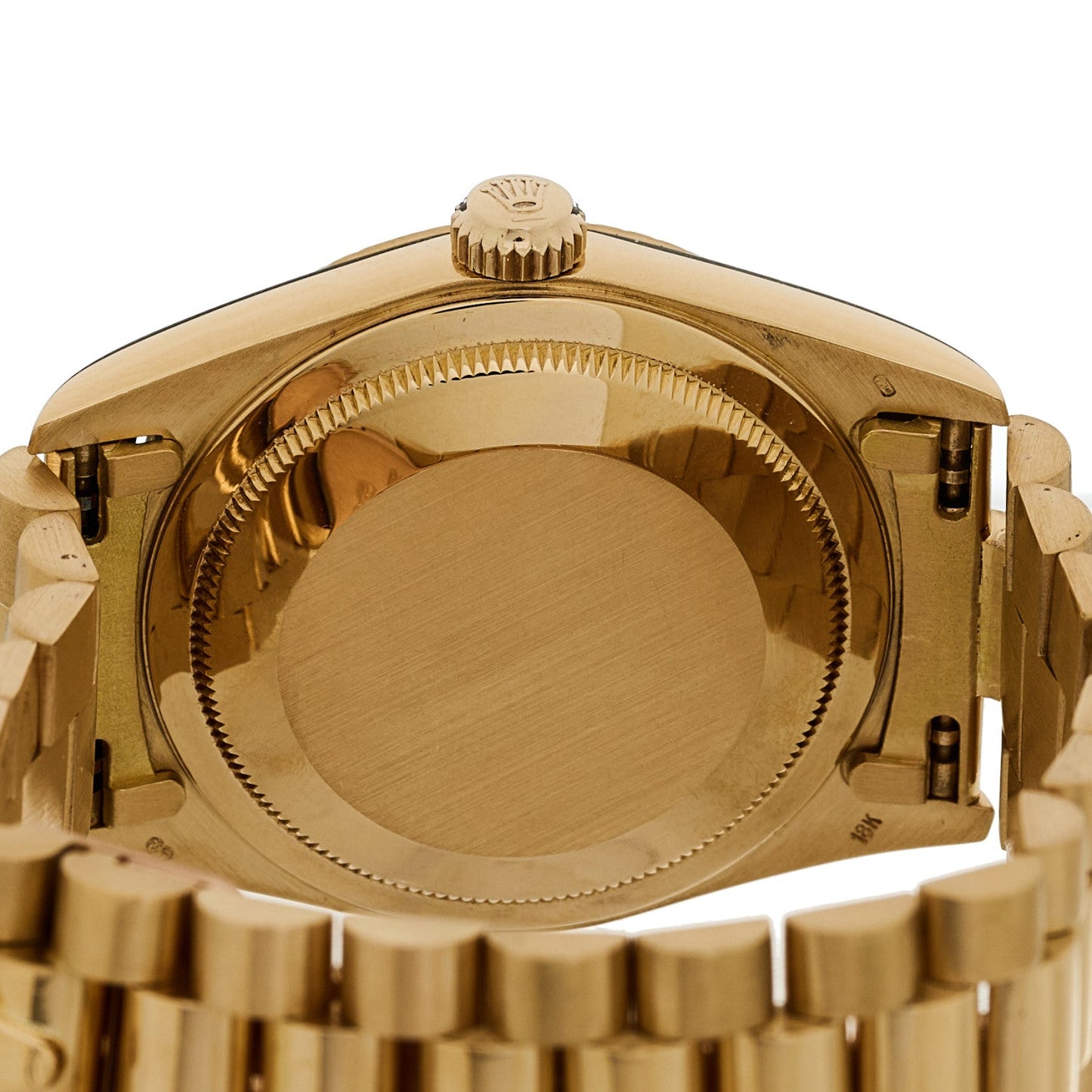 18K Yellow Gold Diamond 36mm Oyster Perpetual Day-Date President Watch Champagne 18238