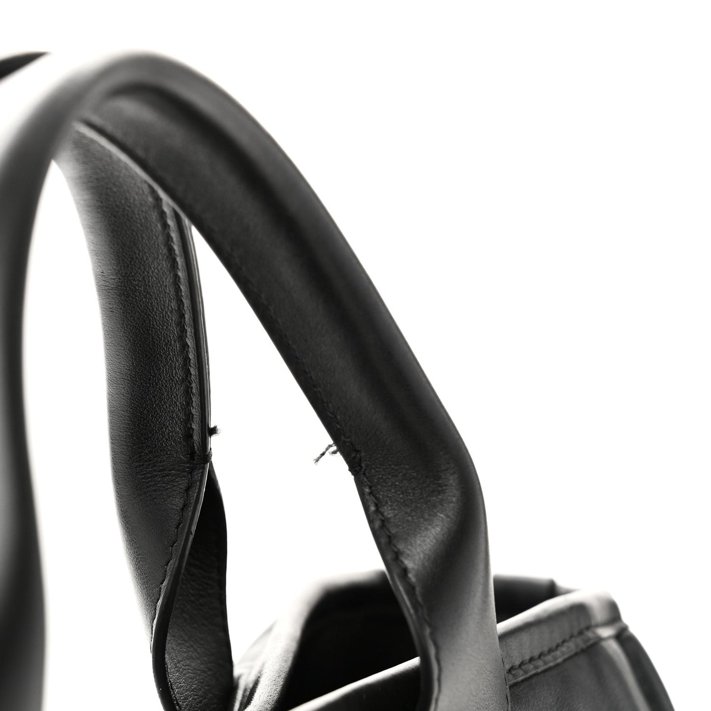 Calfskin Small Deauville Tote Black
