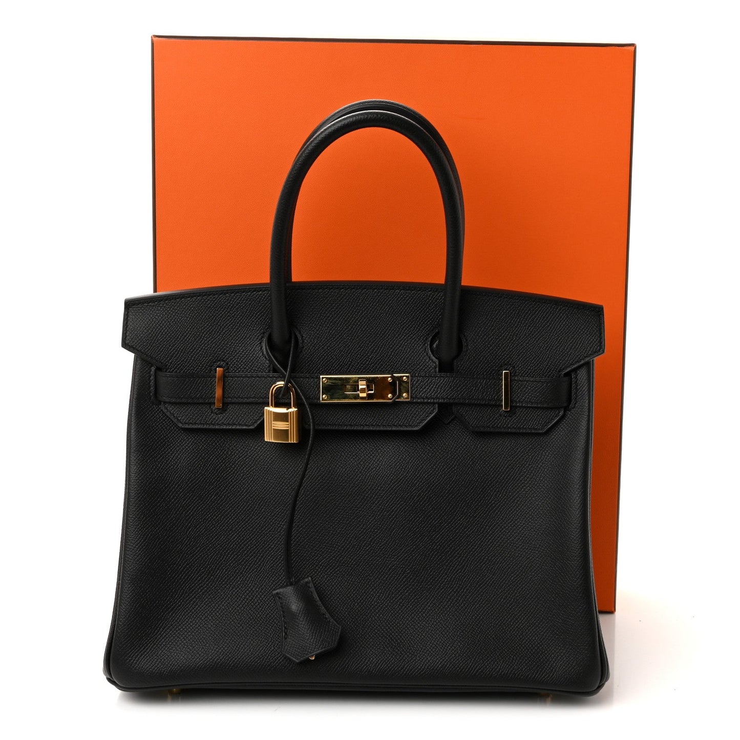 Epsom Birkin 30 Black