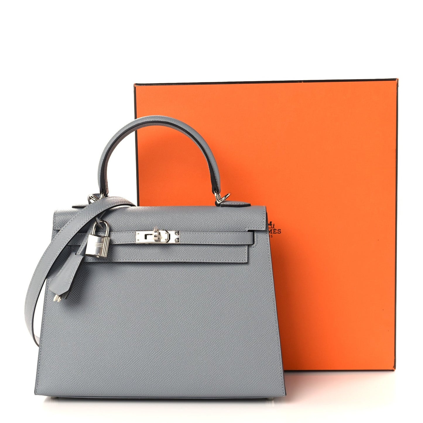 Epsom Kelly Sellier 25 Gris Pantin