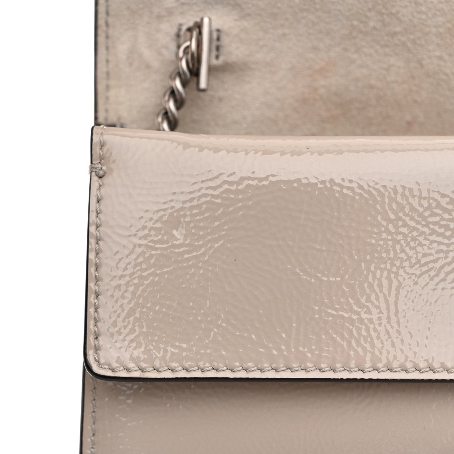 Crinkled Patent Mini Dionysus Shoulder Bag Sphinx