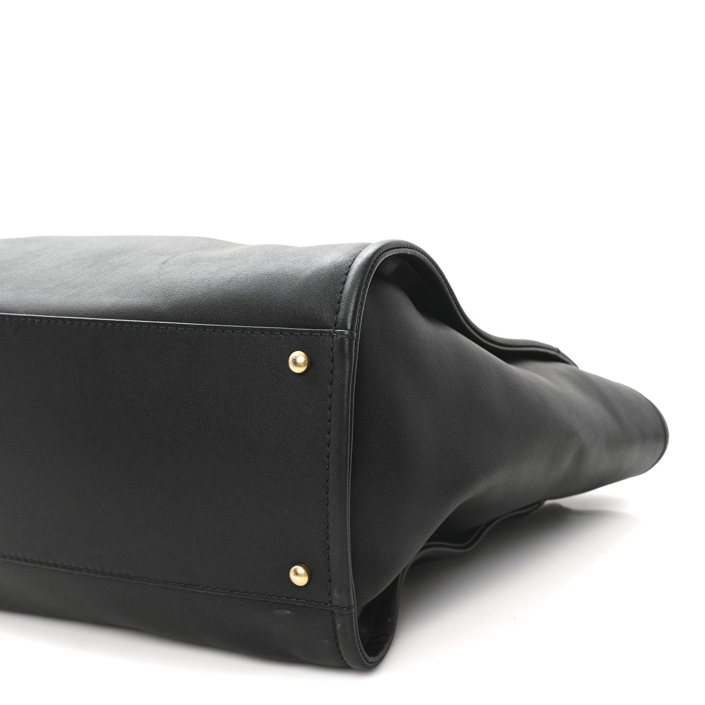 Calfskin Medium Deauville Tote Black Multicolor