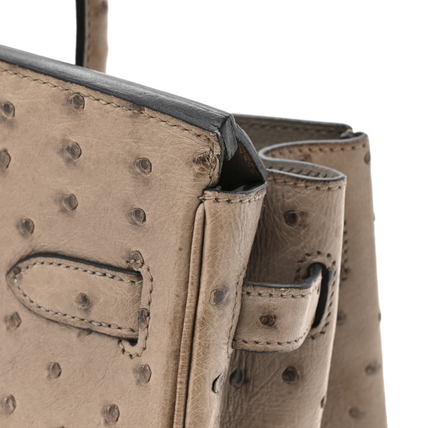 Ostrich Birkin 30 Mousse