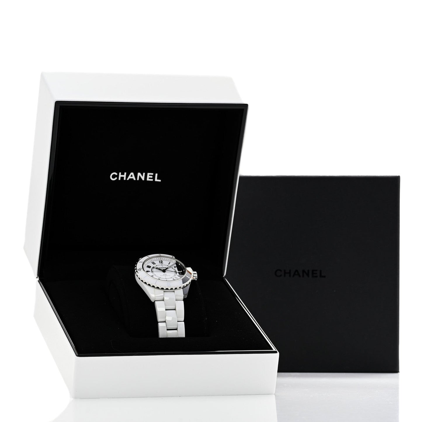 Stainless Steel Ceramic 38mm J12 Paradoxe Automatic Watch White
