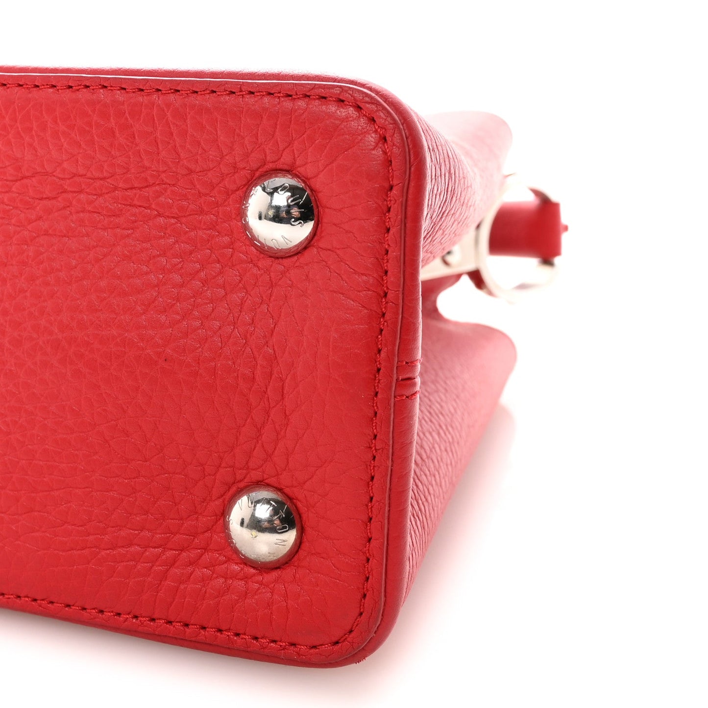Taurillon Capucines PM Rubis