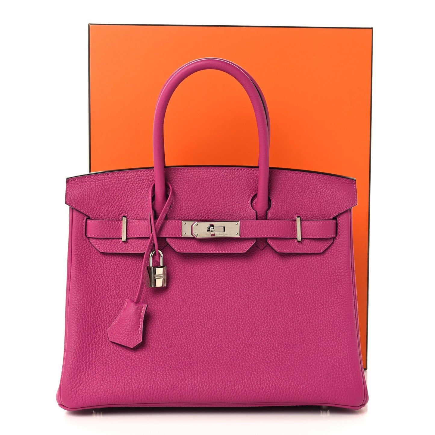 Togo Birkin 30 Rose Pourpre