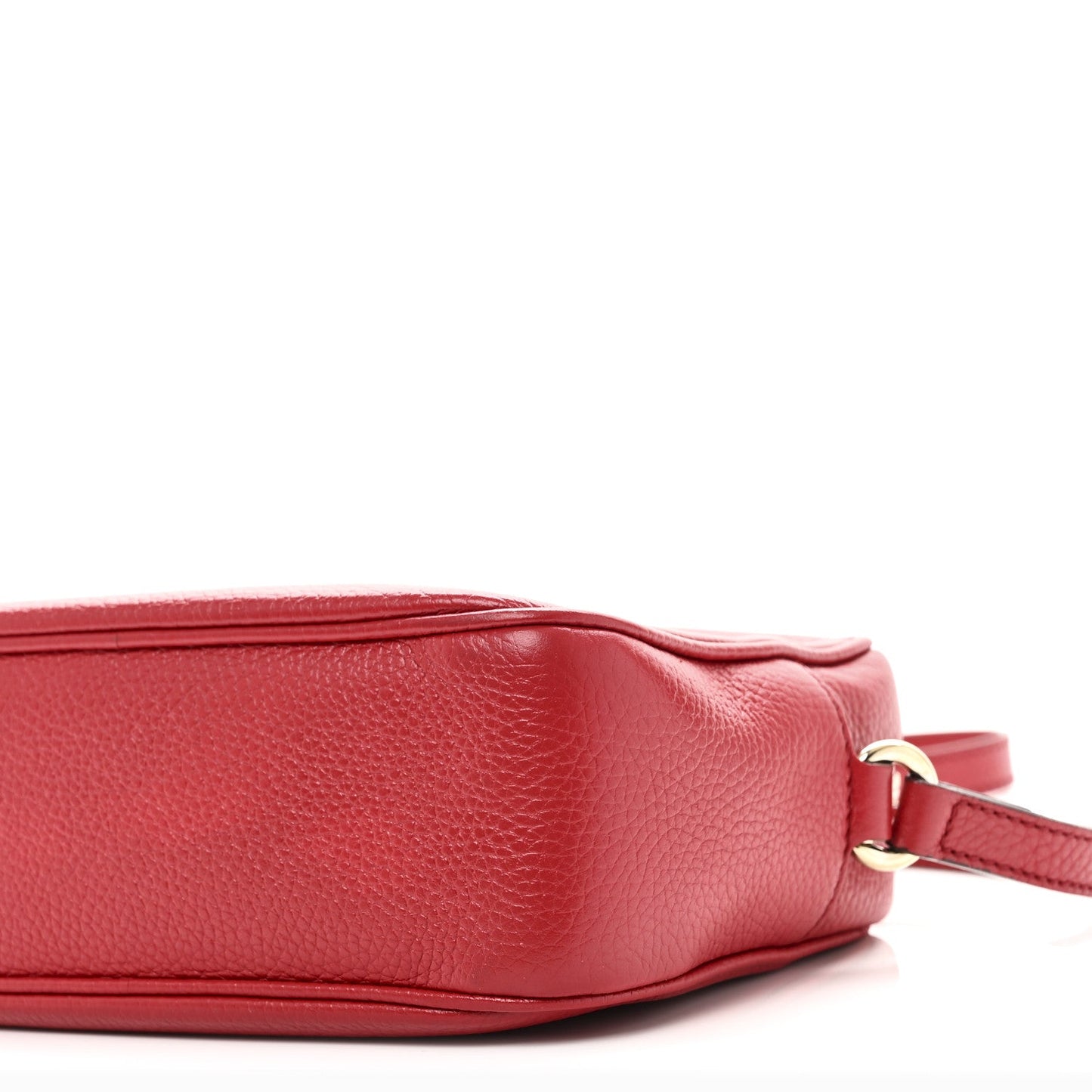 Pebbled Calfskin Small Soho Disco Bag Tabasco Red
