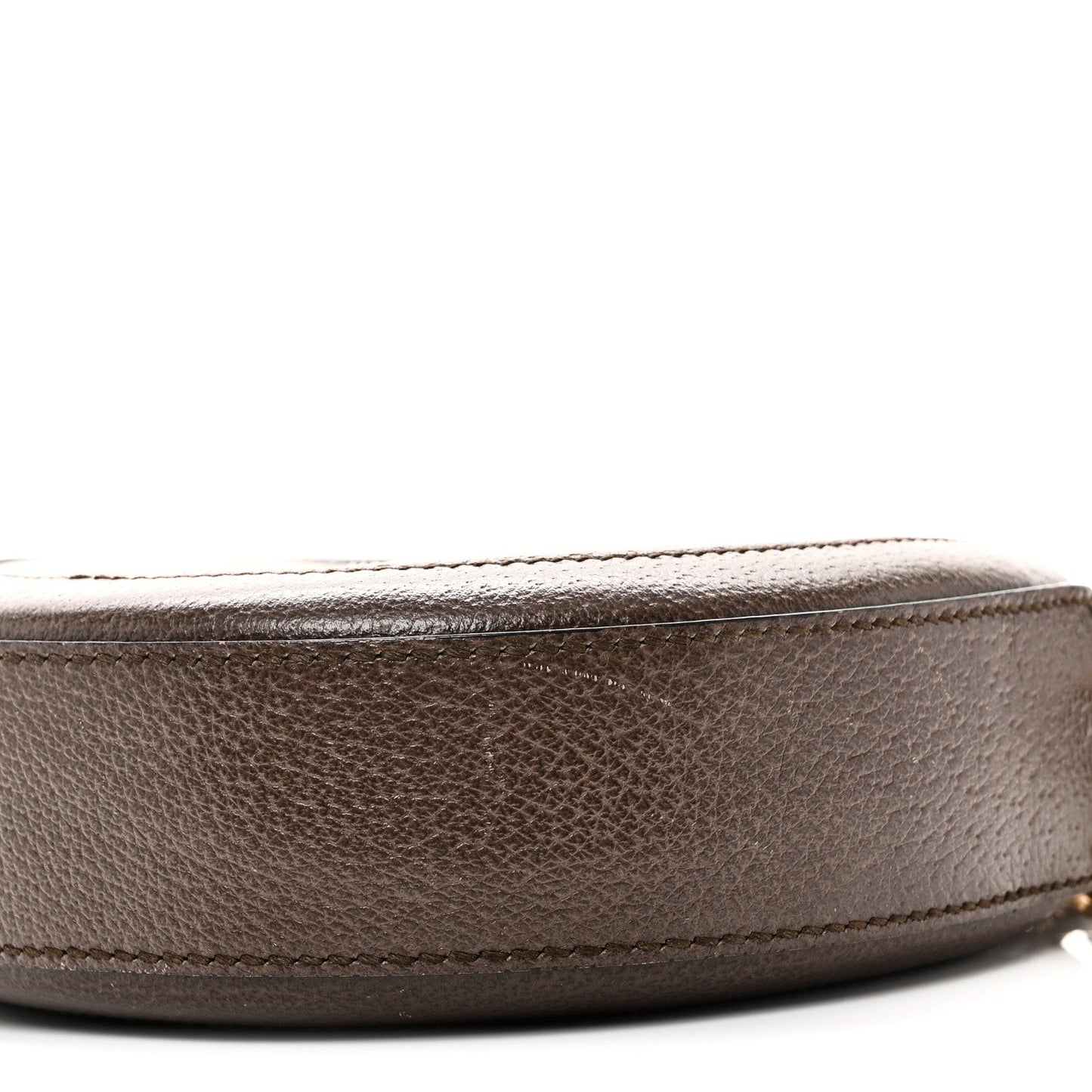 GG Supreme Monogram Web Mini Ophidia Round Shoulder Bag Brown