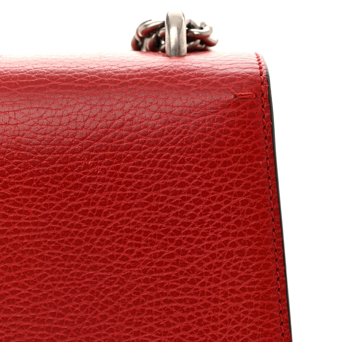 Dollar Calfskin Swarovski Crystal Small Dionysus Shoulder Bag Hibiscus Red