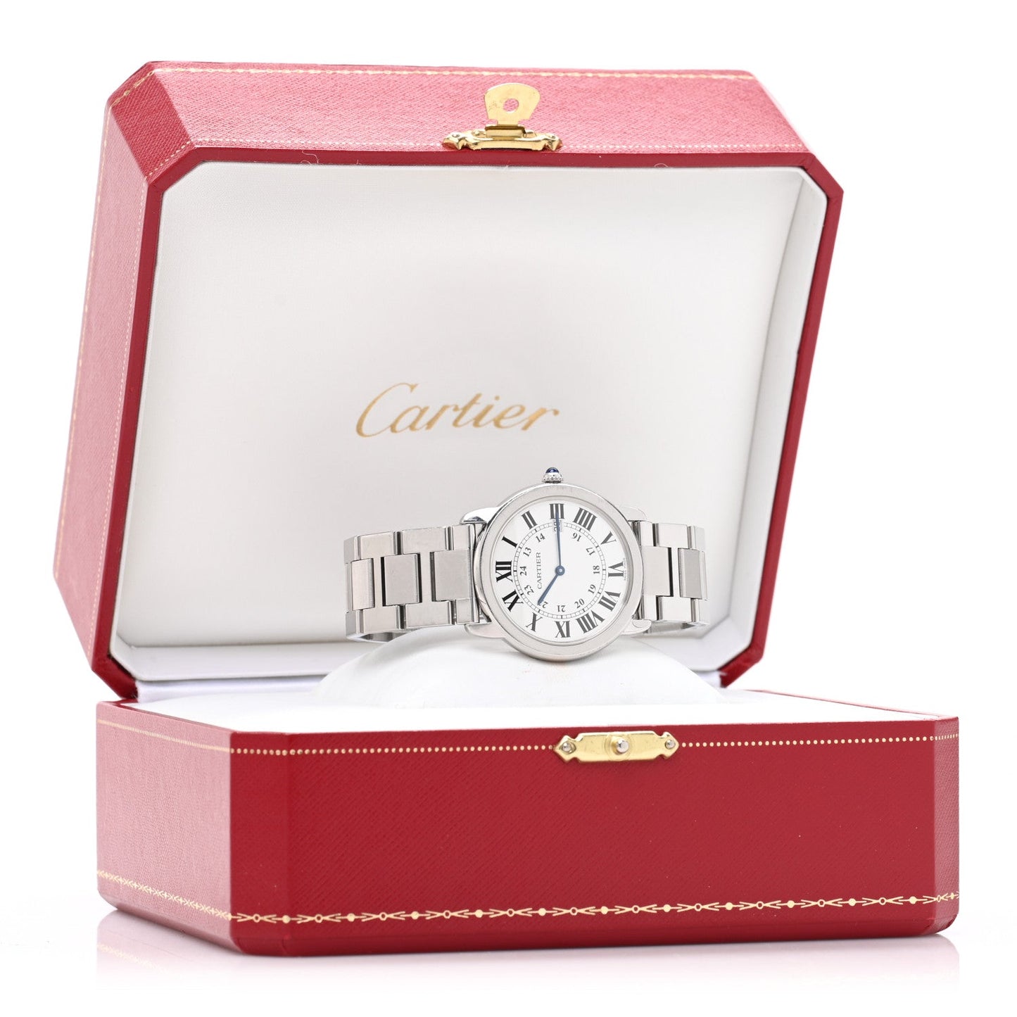 Stainless Steel 36mm Ronde Solo Quartz Watch