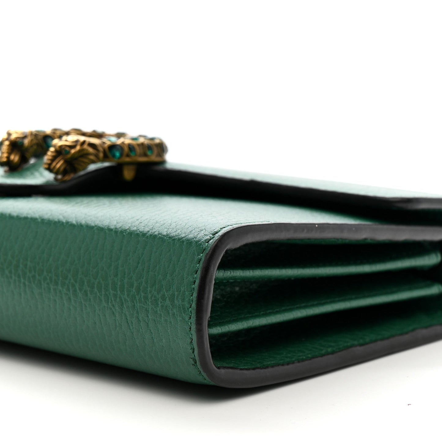 Calfskin Mini Dionysus Chain Wallet Emerald