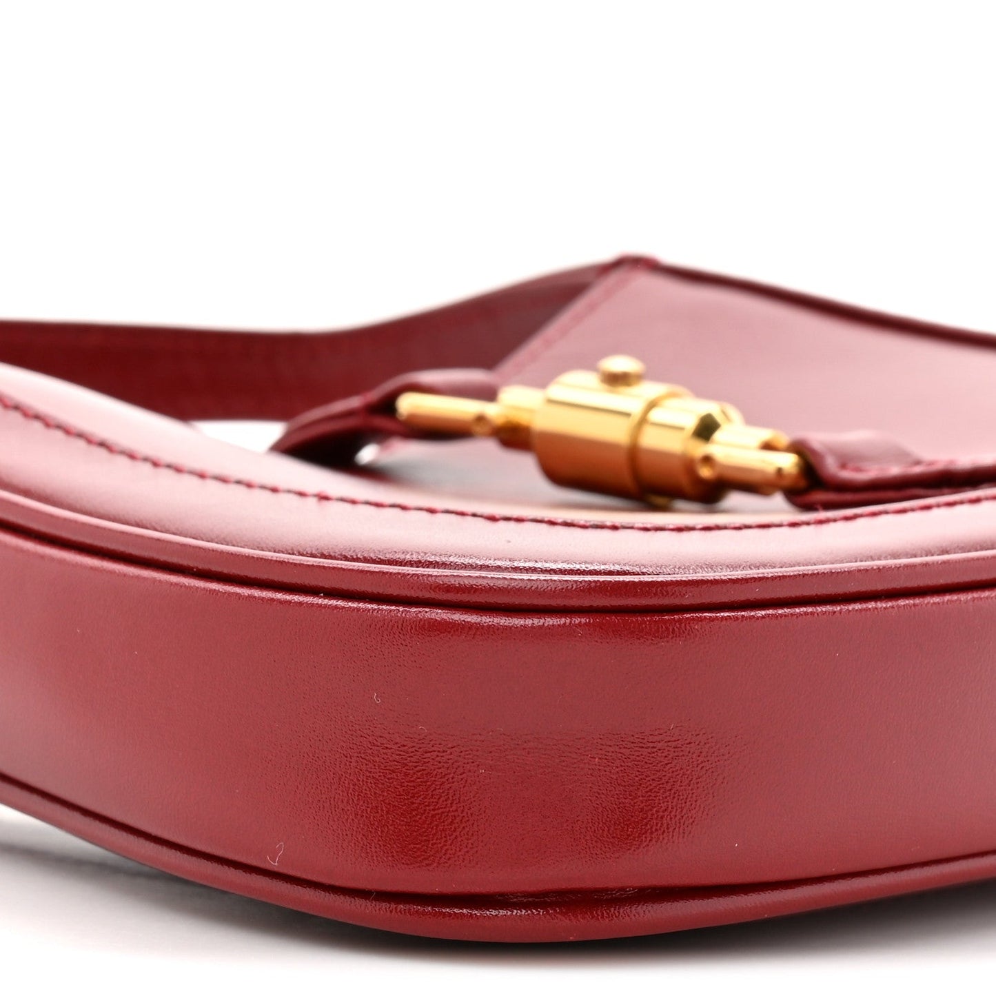 Boarded Dyana Lux Calfskin Mini Jackie 1961 Hobo New Cherry Red