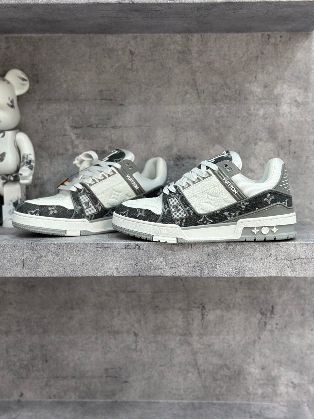 Louis Vuitton LV Trainer Sneaker ¡®Denim Monogram Grey¡¯