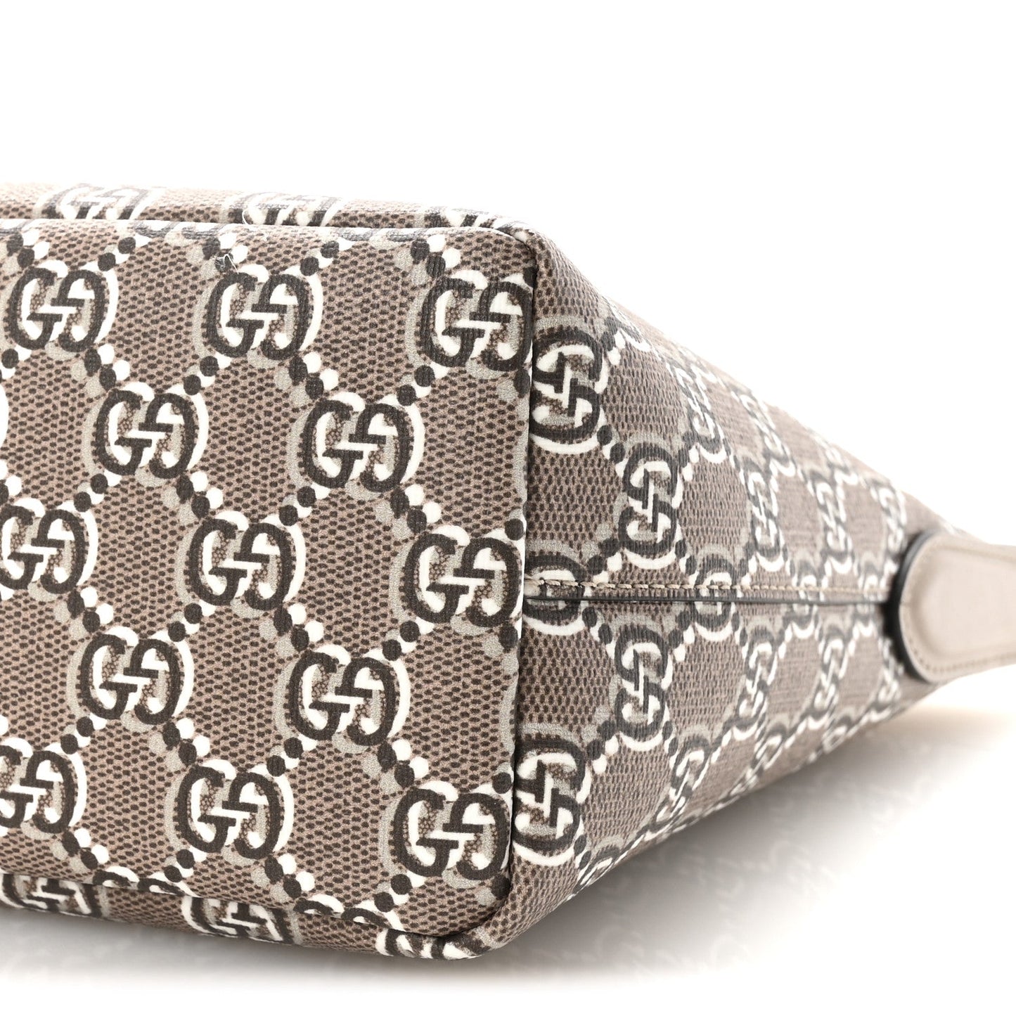 GG Shadow Monogram Super Mini Ophidia Shoulder Bag Taupe