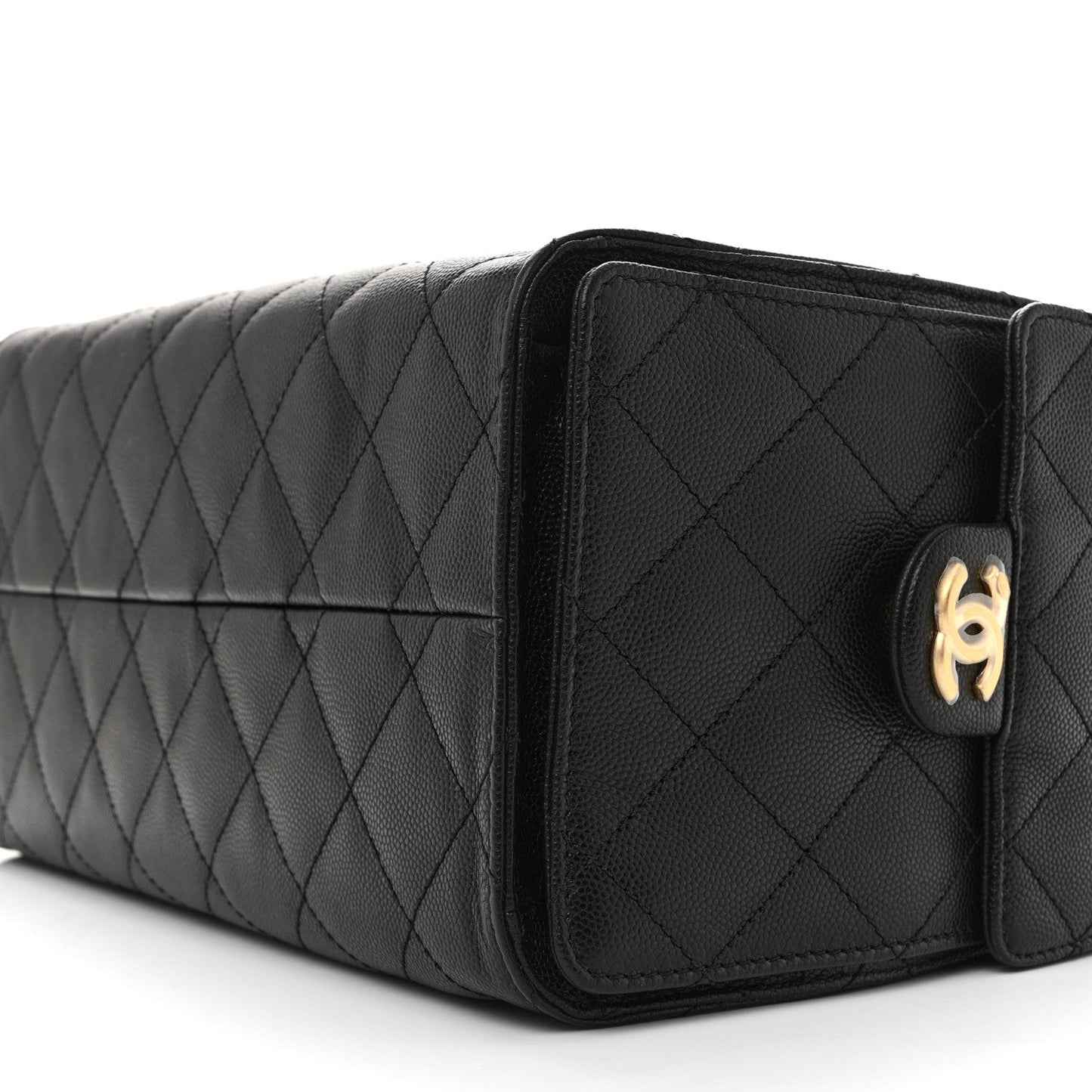 Caviar Quilted Small Chanel 25 Handbag Black