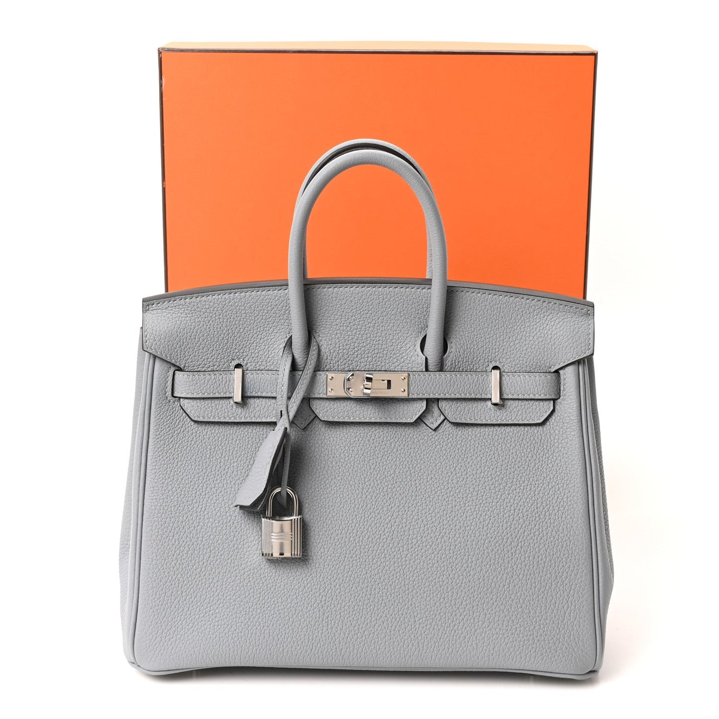 Togo Birkin 25 Gris Pantin