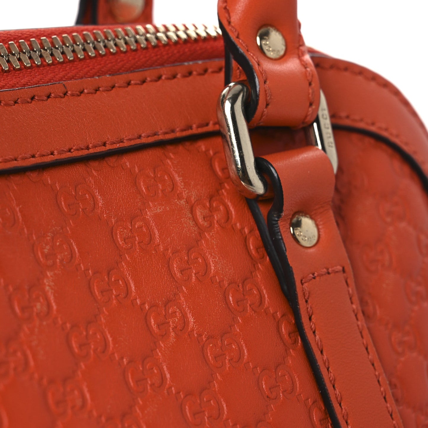 Microguccissima Mini Dome Bag Sun Orange