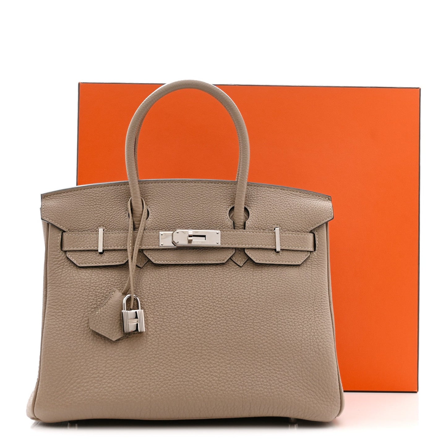 Togo Birkin 30 Gris Tourterelle