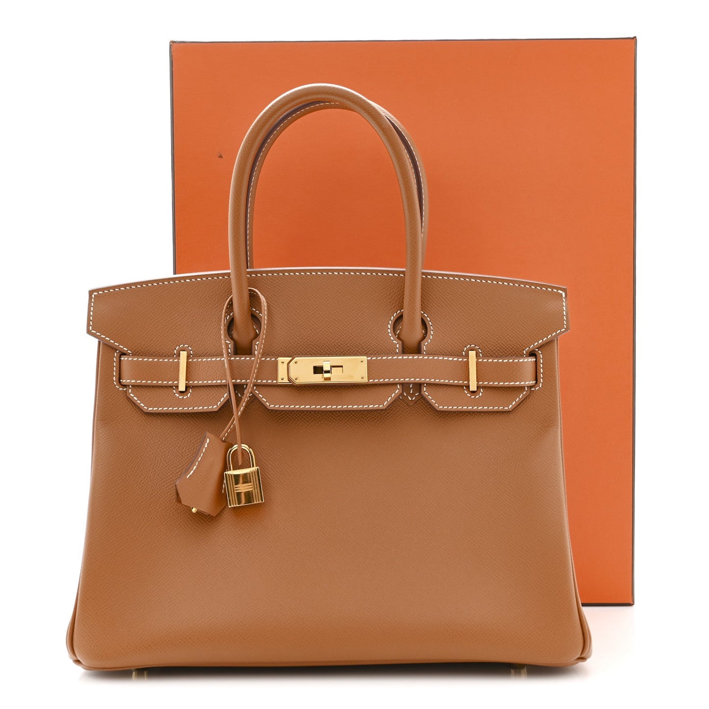 Epsom Birkin 30 Gold