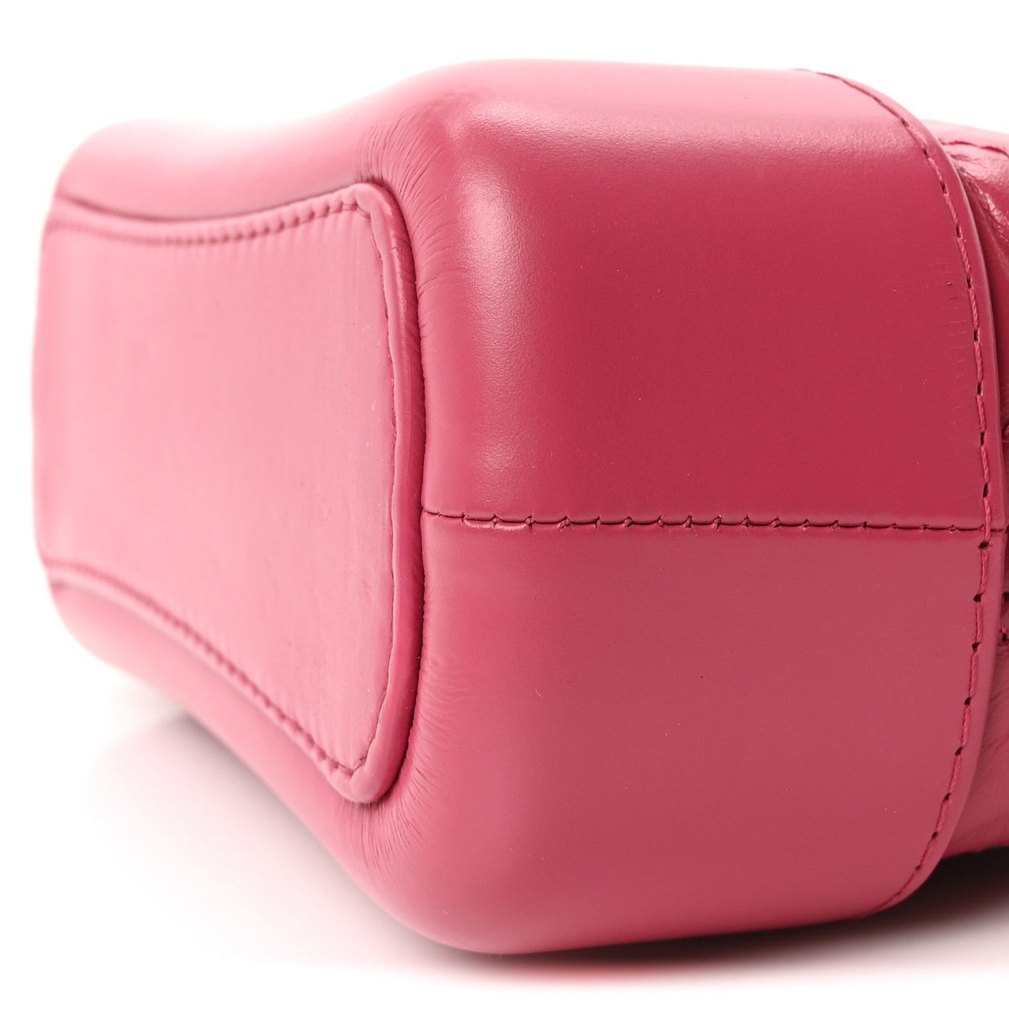 Aged Calfskin Quilted Small Gabrielle Hobo Fuchsia