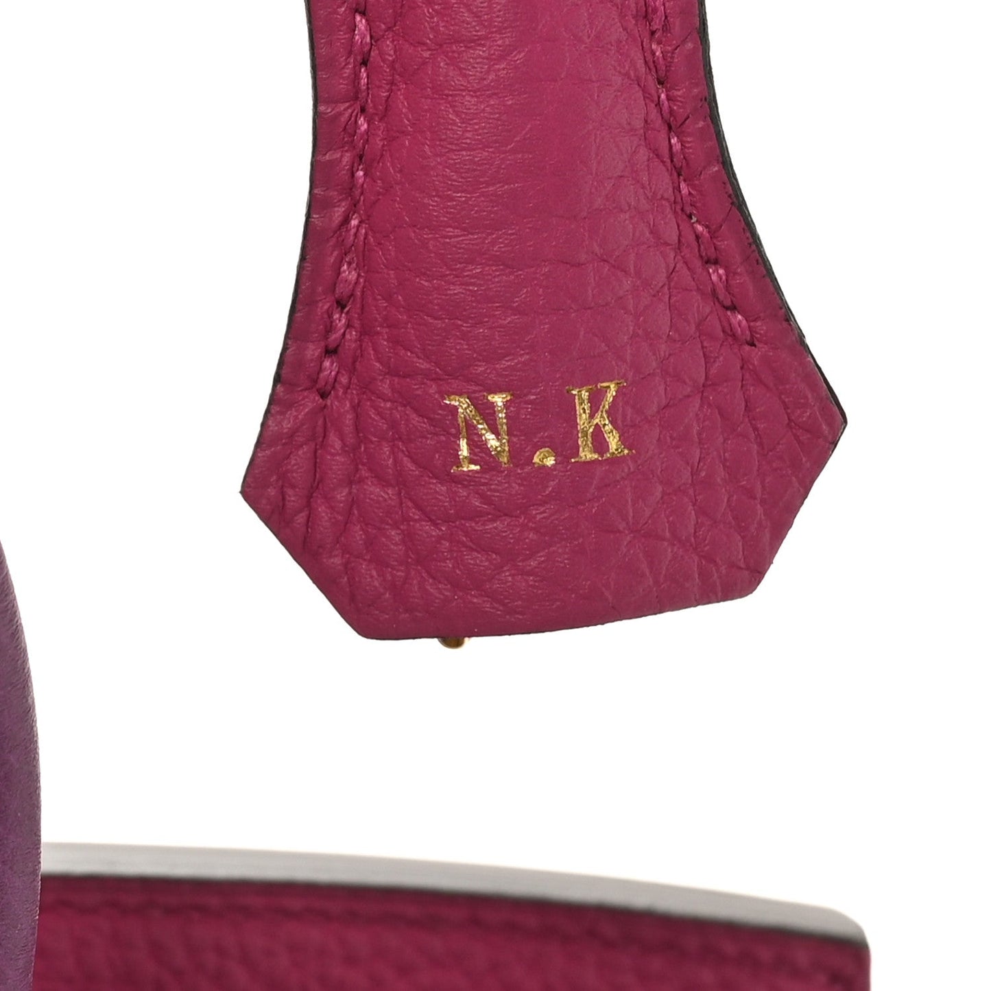 Togo Horseshoe Birkin 25 Rose Pourpre Cassis