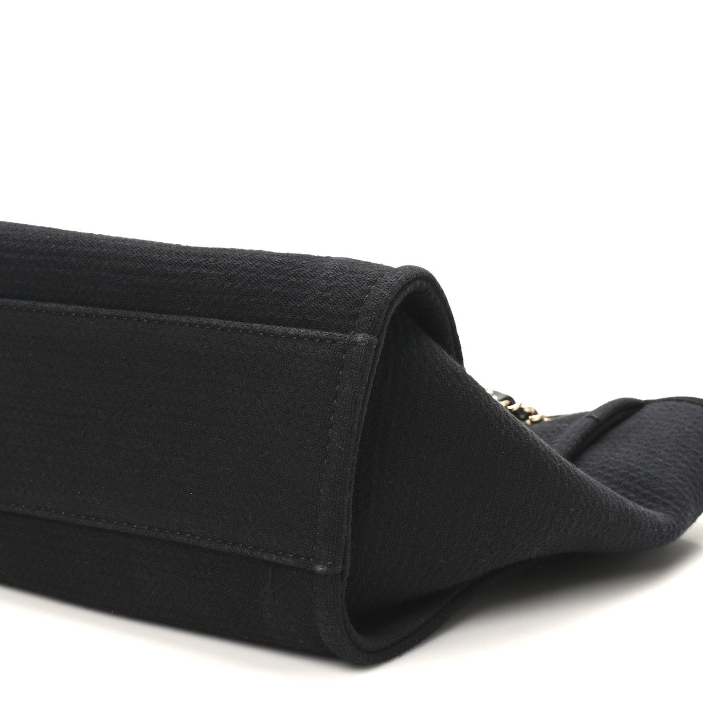 Mixed Fibers Small Deauville Tote Black