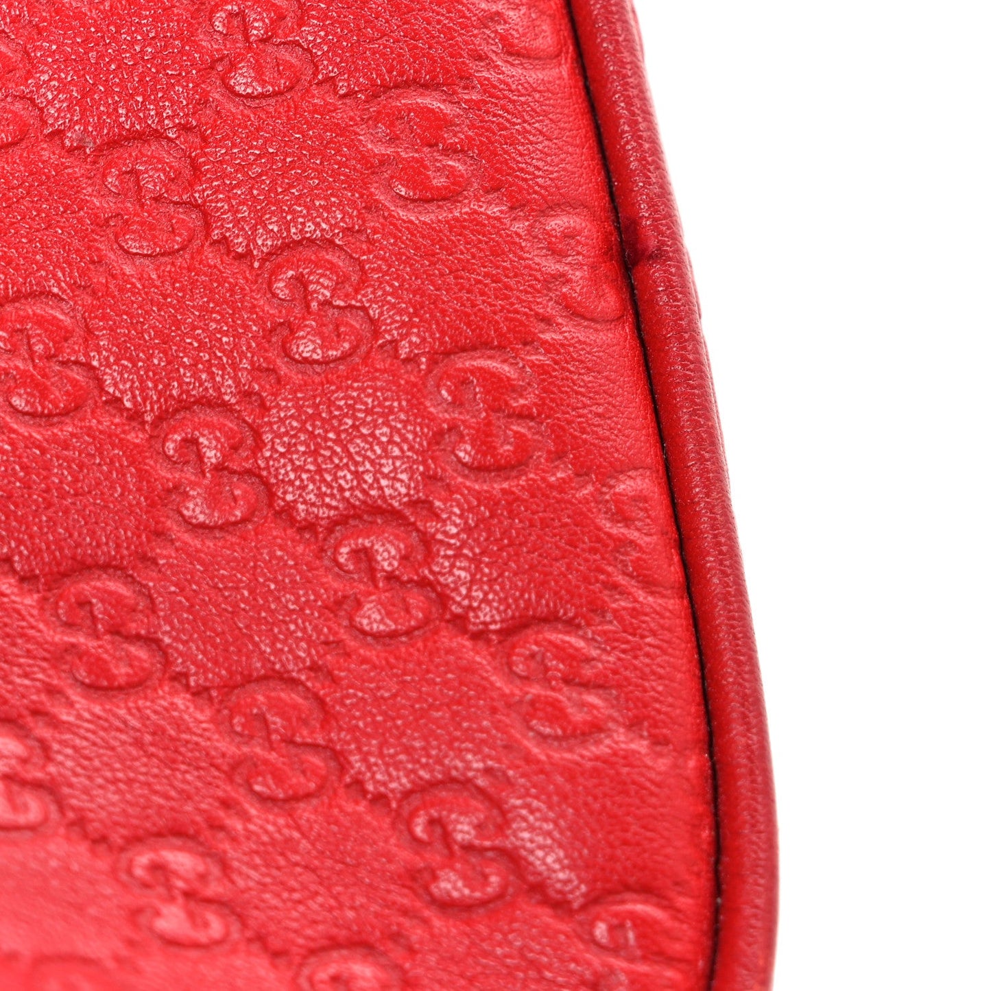 Microguccissima Sunshine Disco Crossbody Bag Red