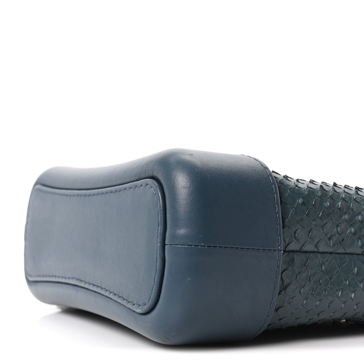 Snakeskin Small Gabrielle Hobo Blue