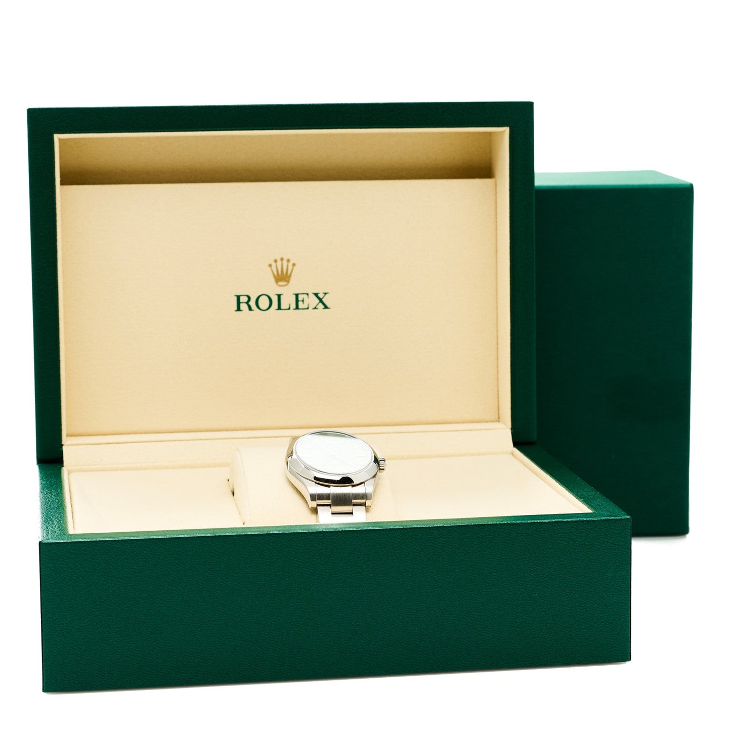 Stainless Steel 31mm Oyster Perpetual Watch Pistachio 277200