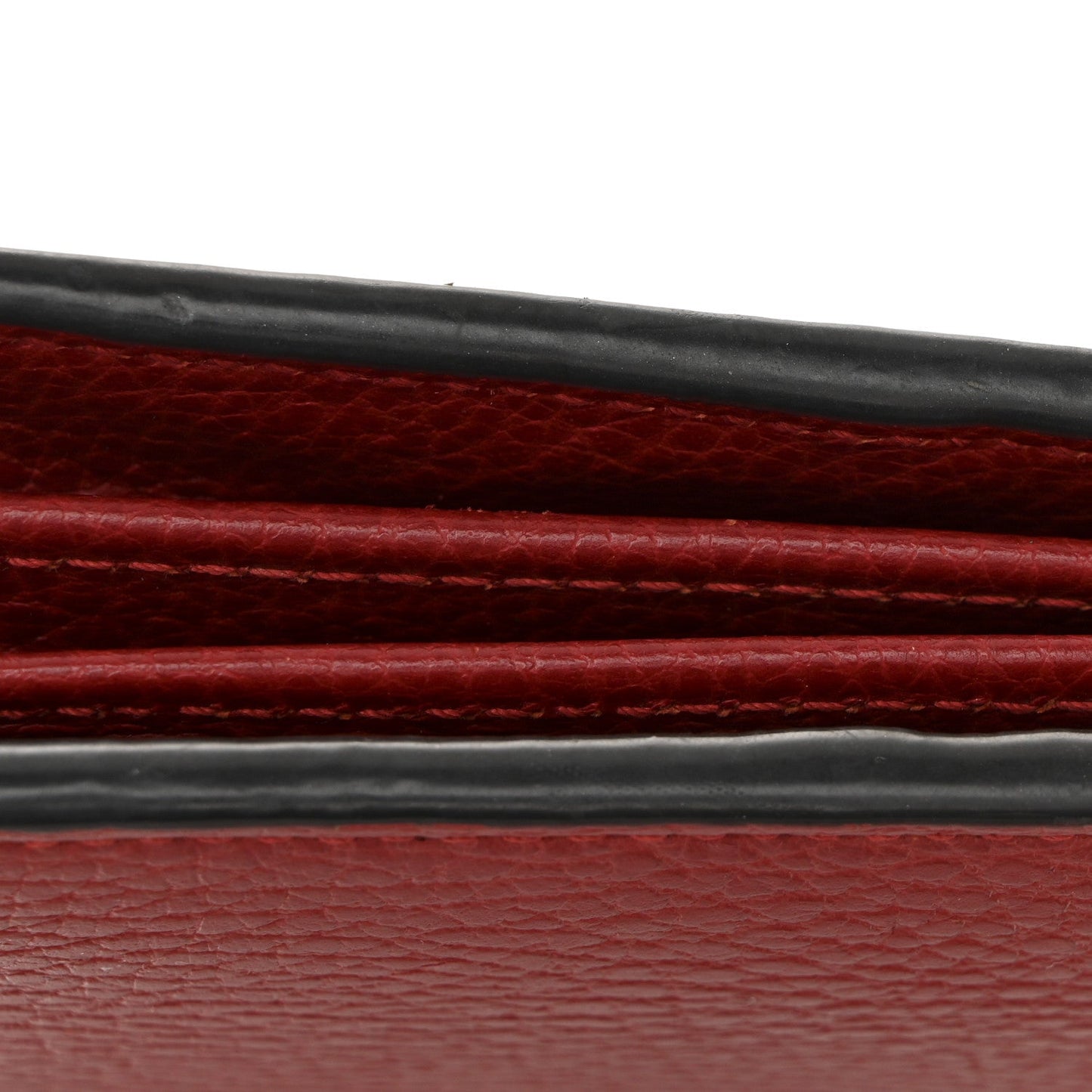 Calfskin Mini Dionysus Chain Wallet Hibiscus Red