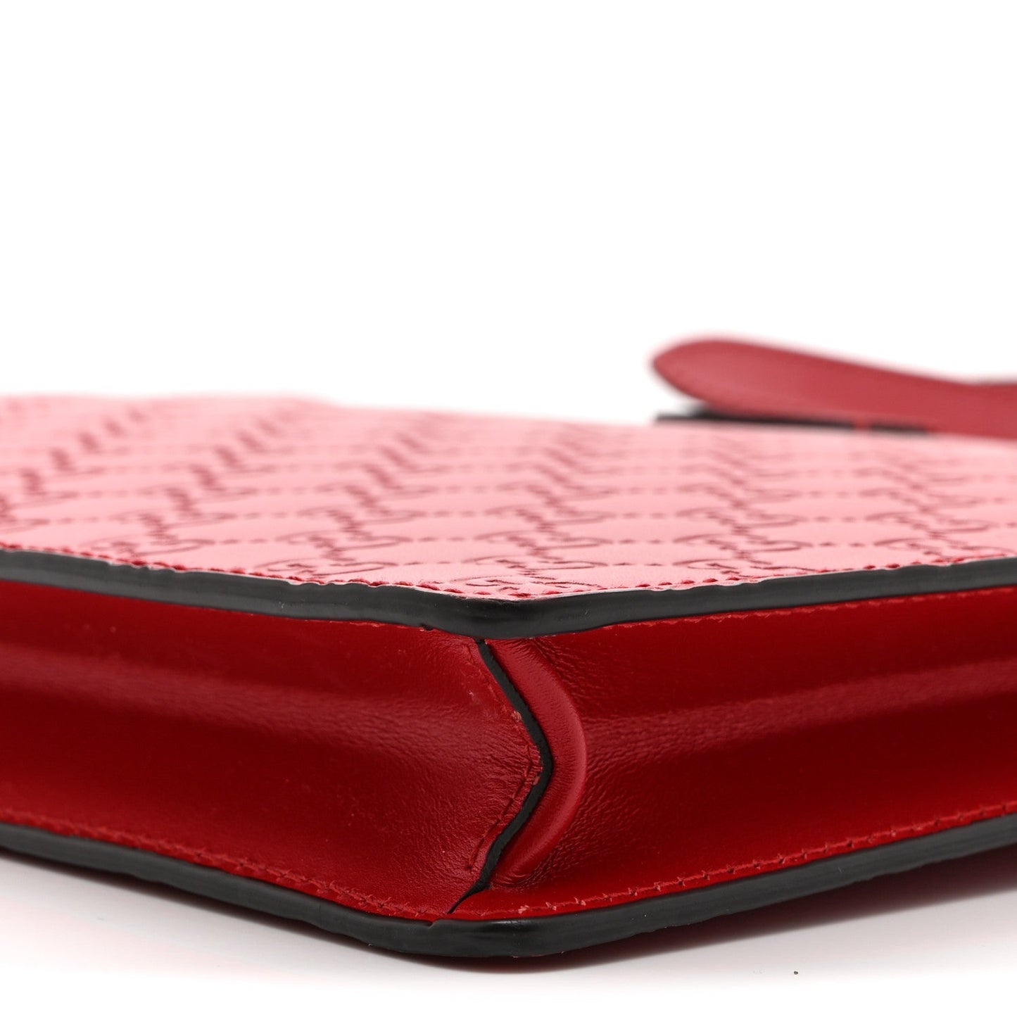Guccissima Signature Messenger Bag Hibiscus Red