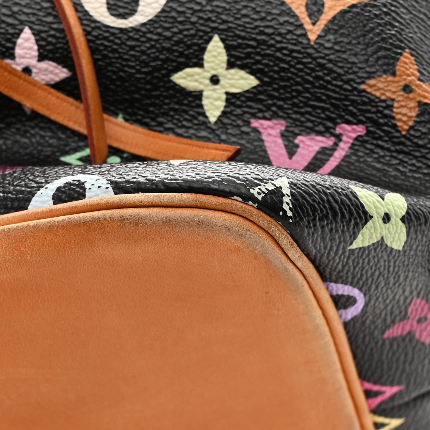 Monogram Multicolor Petit Noe Black