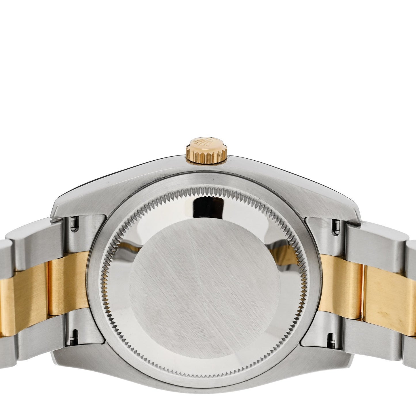Stainless Steel 18K Yellow Gold 36mm Oyster Perpetual Datejust Watch Silver 116203