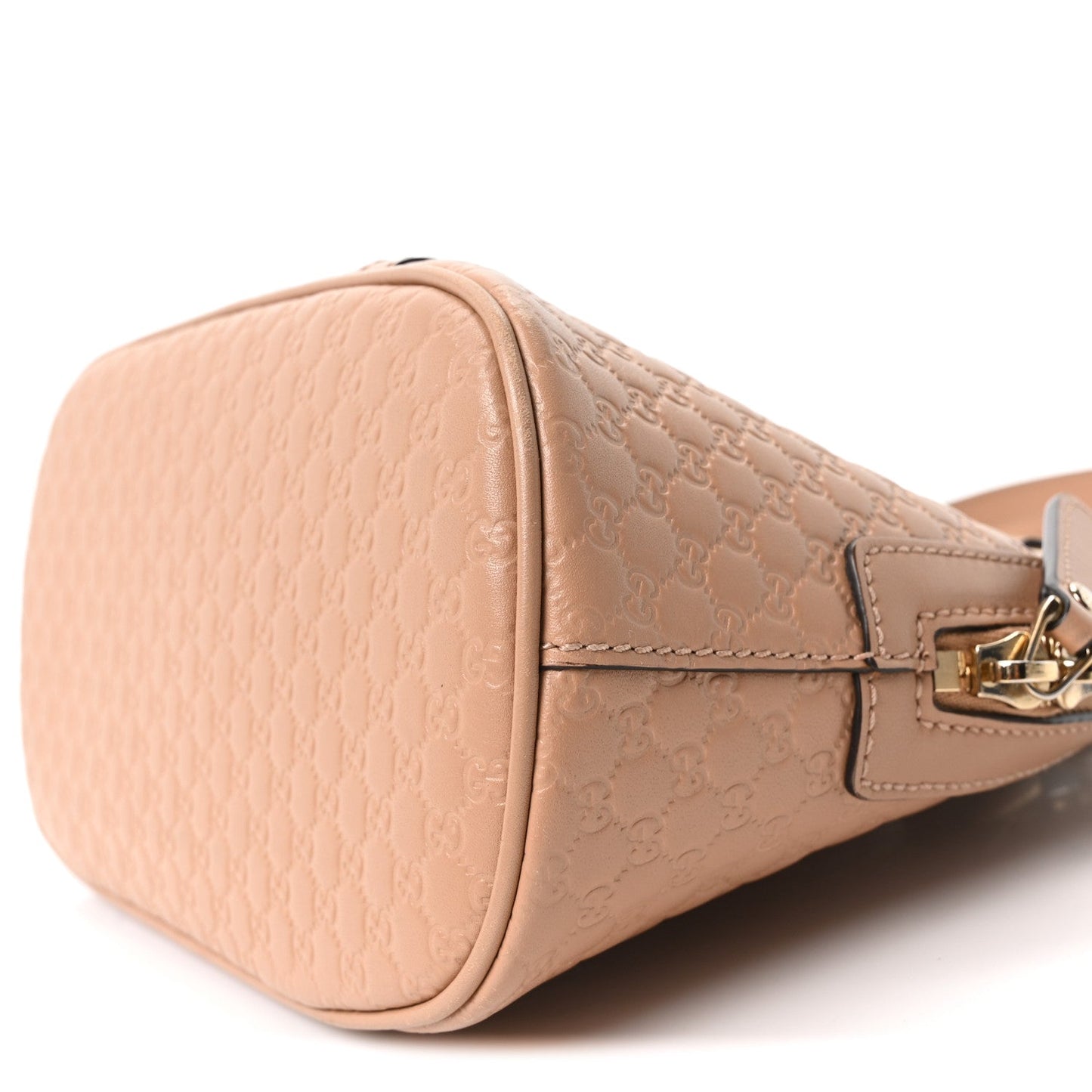 Soft Microguccissima Mini Dome Bag Camelia