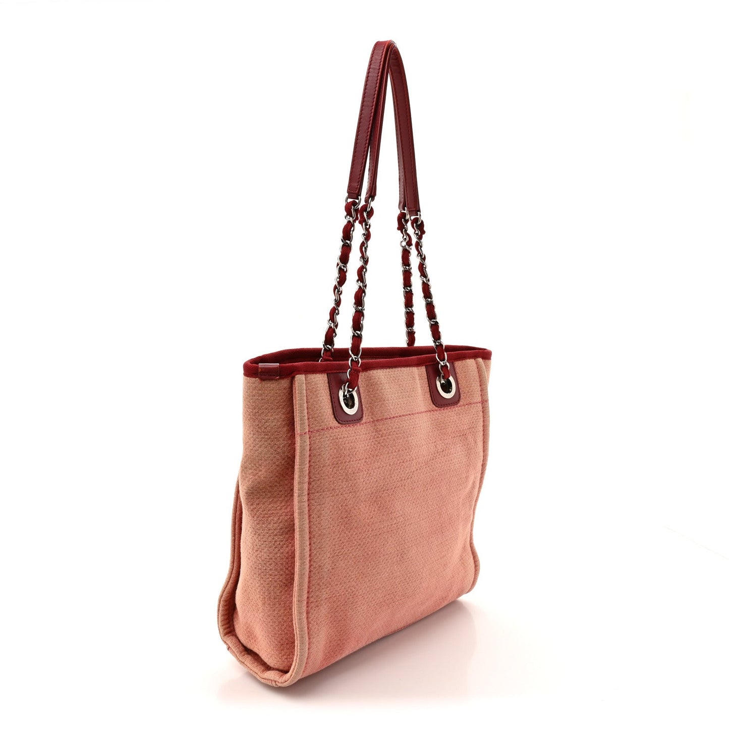 Canvas Mini Deauville Tote Red