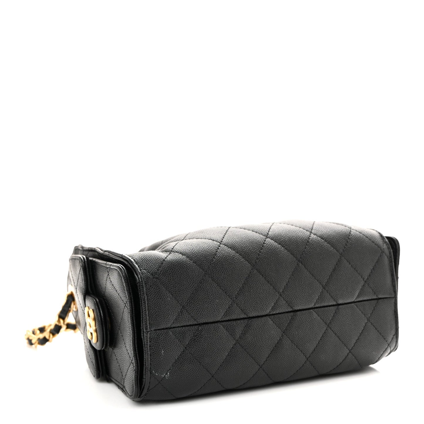 Caviar Quilted Mini Chanel 25 Handbag Black