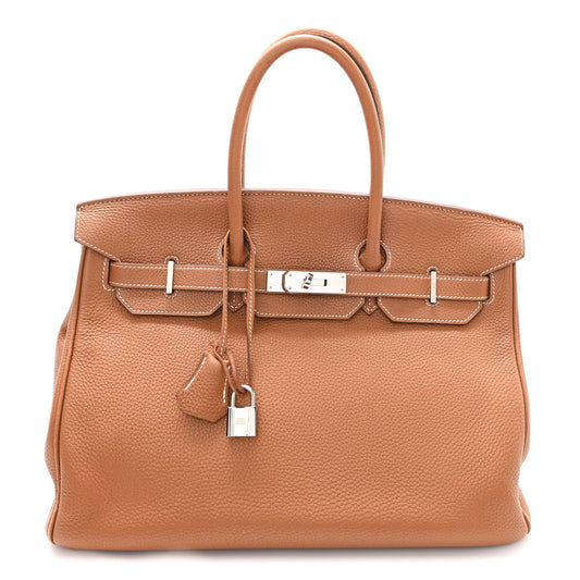 Togo Birkin 35 Gold