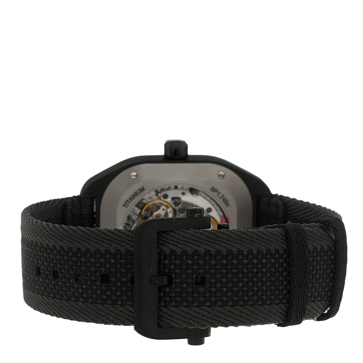 DLC Coated Titanium Rubber 39mm H08 Automatic Watch Noir