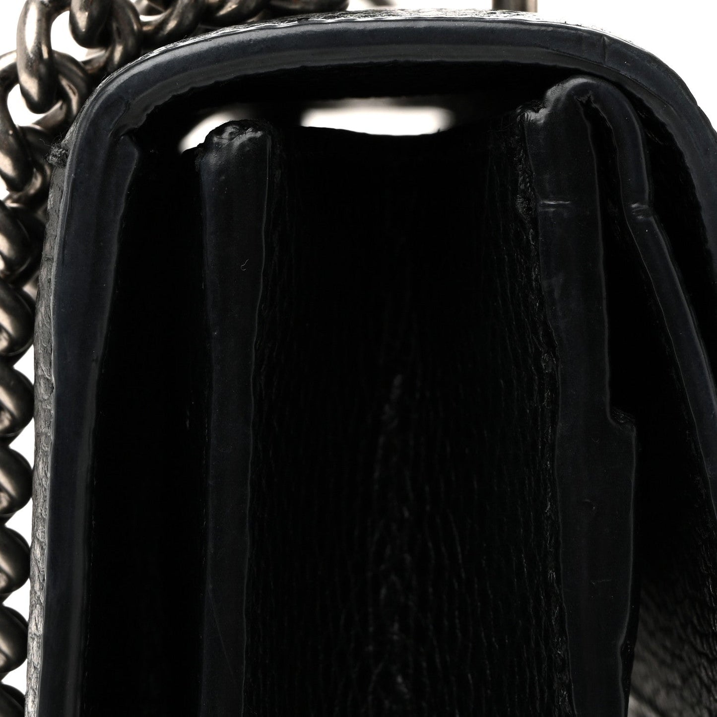 Pebbled Calfskin Small Dionysus Shoulder Bag Black