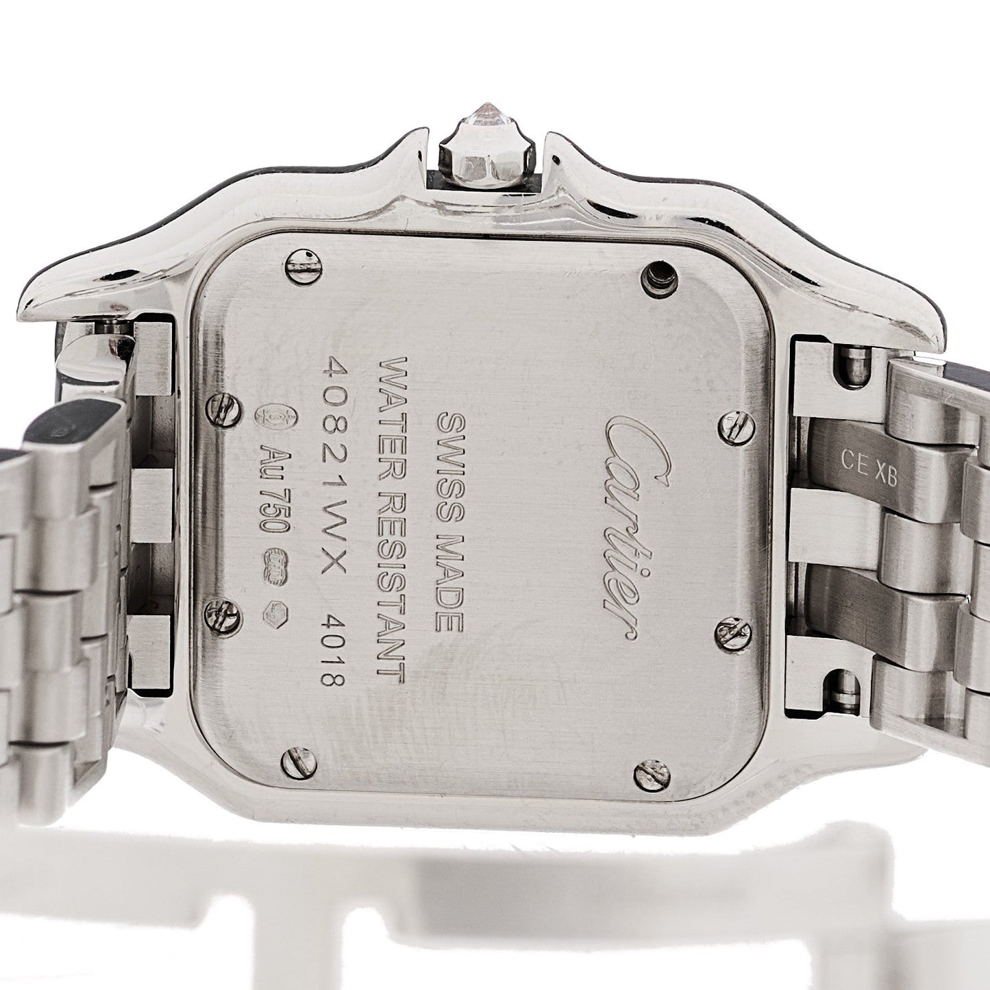 18K White Gold Diamond 27mm Panthere Quartz Watch