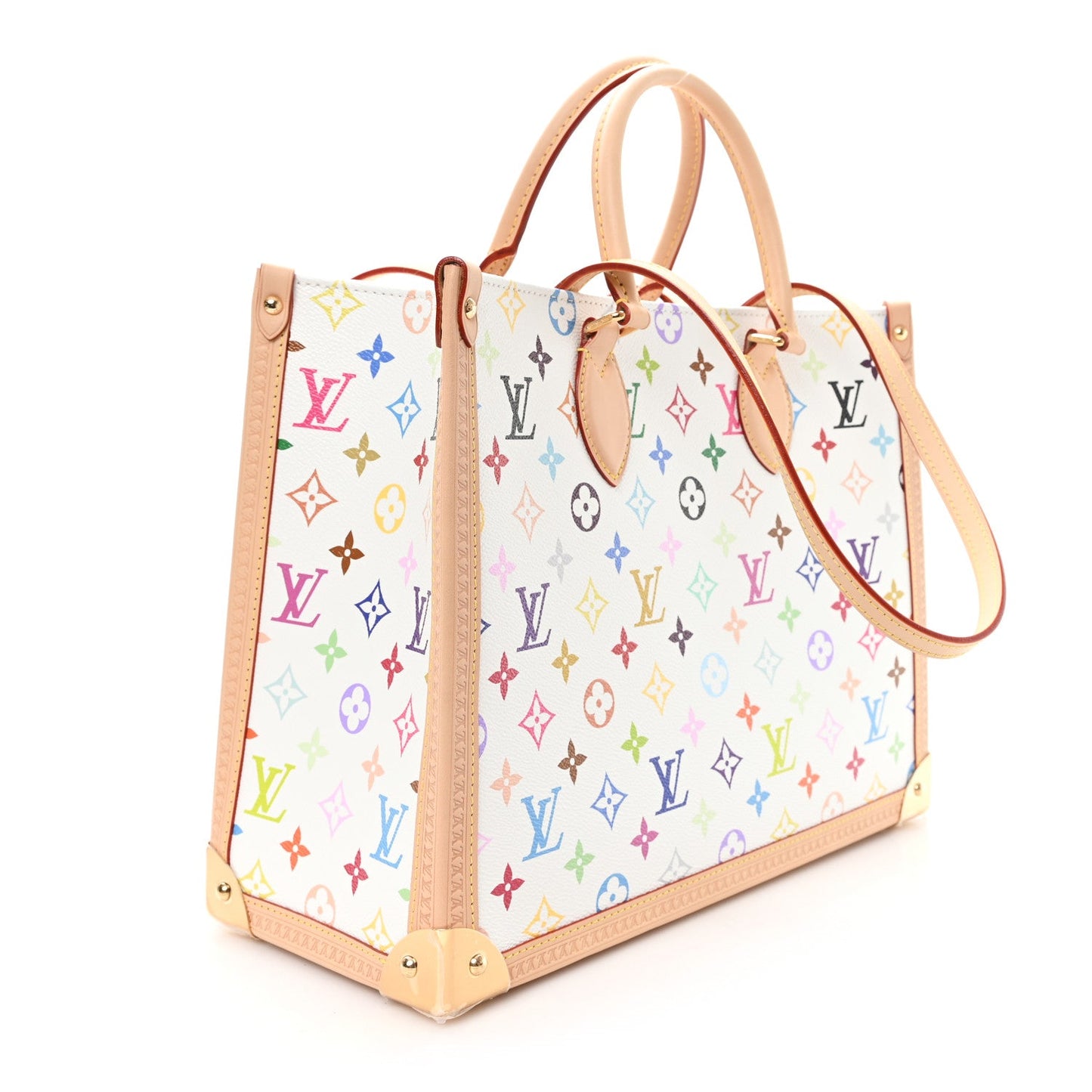 LV X TM Monogram Multicolor Onthego MM White