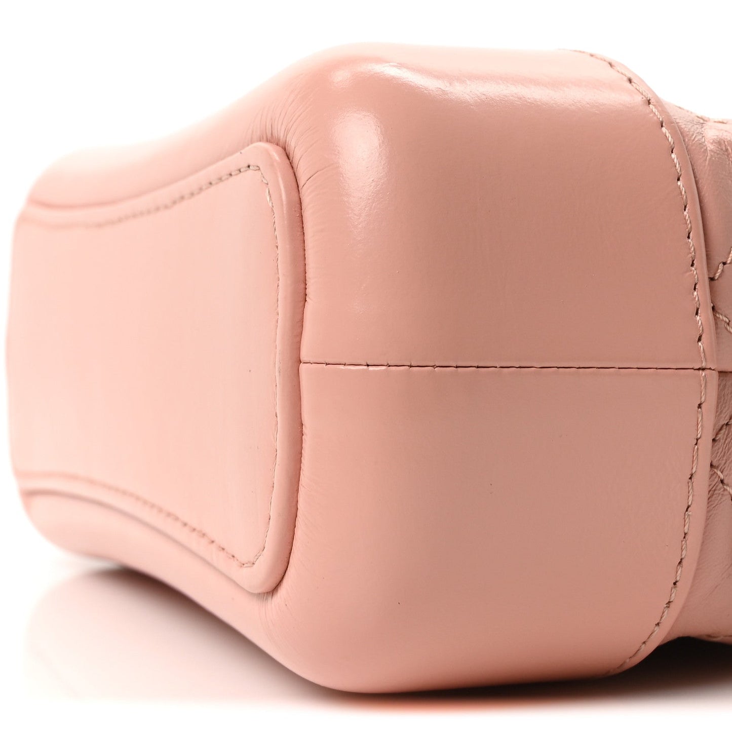 Aged Calfskin Quilted Small Gabrielle Hobo Pink